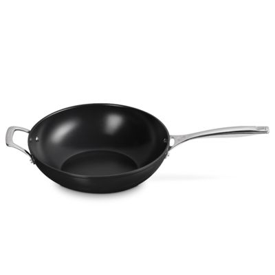 WOK LE CREUSET COM ALÇA NON-STICK CERAMIC ESSENTIAL 30CM 51318300010298