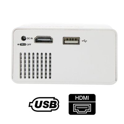 Projetor Led Portatil 1080p Cinema Filme Futebol Hdmi Tv Pc Multimidia