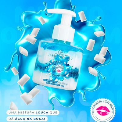 Phallebeauty Girl Menta C- Creme Para Virilha Beijável - Gel Aromatizante 180g