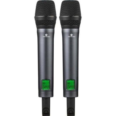 Microfone Sem Fio Harmonics Hsf300-2