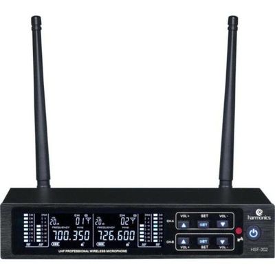 Microfone Sem Fio Harmonics Hsf300-2