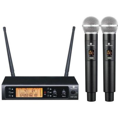 Microfone Sem Fio Harmonics Hsf200-2