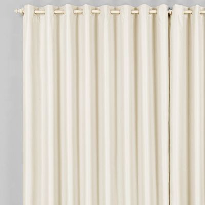 Cortina Blackout 3,00m x 2,60m Bege Tecido Blackout Corta Luz Sala ou Quarto