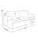 Sofá Cama Retrátil Para Sala de Estar 234cm Una K01 Veludo Bege - Lyam Decor