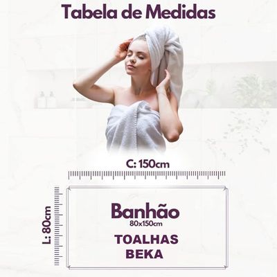 Kit 4 Toalhas de Banho 430g/m² Grande Super Grossa 80x150cm Itália Soft Branco
