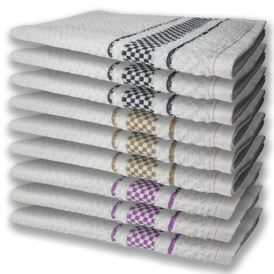 9 Panos de Prato Atoalhado Felpudo Premium RX+MR+PR