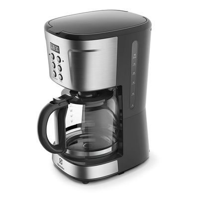 Cafeteira Elétrica Electrolux Digital 38 Xícaras Experience Programável com Timer Cor Inox (ECM30) 127V
