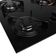 Cooktop 5 Bocas Preto Com Mesa De Vidro Atlas U Top Bivolt