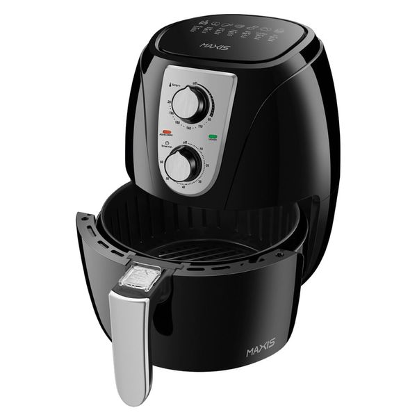 Fritadeira Sem Óleo Air Fryer 3,2L Maxis Preto e Inox 1270W AF-33 110 Fritadeira Sem Óleo Air Fryer 3,2L Maxis Preto e Inox 1270W AF-33 110