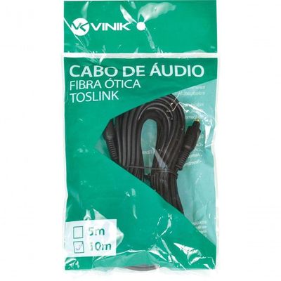 Cabo óptico De áudio Toslink 10 Metros Atc-10