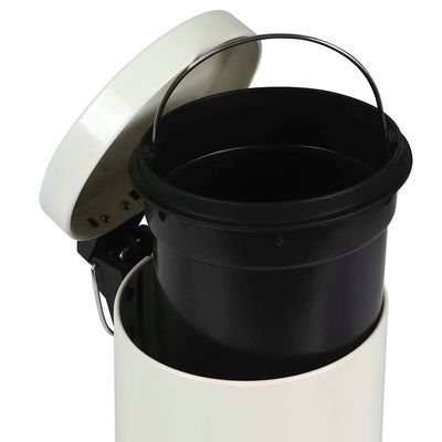 Conjunto Ágata Lixeira 3L e Escova Higiênica Bege