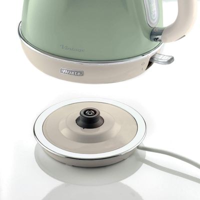 Chaleira elétrica Ariete 2869 Vintage verde 1,7 litro 1850w 220 volts