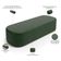 Kit 02 Puffs Decorativos Orgânicos Para Living Quarto 140cm Doha W01 Couríssimo Verde Musgo - Lyam Decor