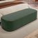 Kit 02 Puffs Decorativos Orgânicos Para Living Quarto 140cm Doha W01 Couríssimo Verde Musgo - Lyam Decor
