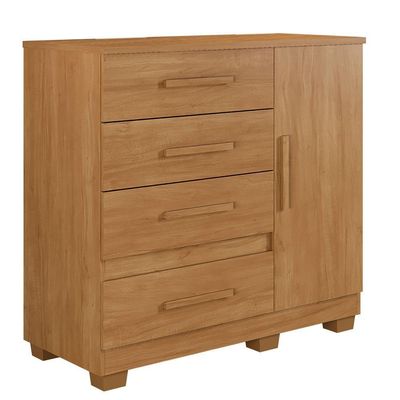 Cômoda New Florença 4 Gavetas 1 Porta Com Sapateira -benetil Cinamomo