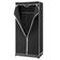 Guarda Roupa Portatil Armario Multifuncional Arara Cabideiro Dobravel Organizador Camping Preto