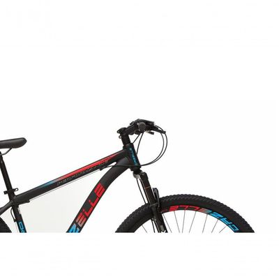 Bicicleta Aro 29 Colli Cazelle Turim 21m Aluminio Quadro 17 Preto-adesivo Azul-vermelho