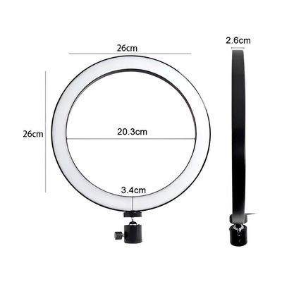 Ring Light Aro 10 Polegadas Com Suporte Led Luz Foto Vídeo