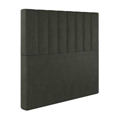 Cabeceira Estofada Casal 140 Cm Esmeralda Veludo Marrom