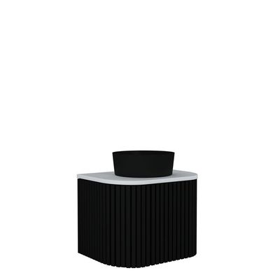 Gabinete Para Banheiro Suspenso Manchester 60cm Preto