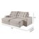 Sofa Martins M-190 02 Md.1.20 - V-211 Creme