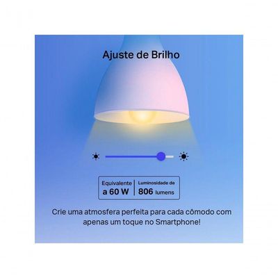 Lampada Inteligente Wi-fi Multicolorida 806 Lumens 8,7 W Tapo L530e