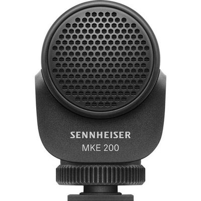 Microfone Sennheiser Mke200 Supercardioide Preto