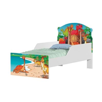Mini Cama Jurassic Dinossauros Com Colchão