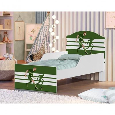Mini Cama Jogador De Futebol Com Colchão