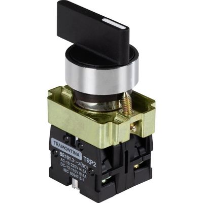 Botão Seletor Tramontina TRP2-BJ33 2NA Três Posições Base de Metal
