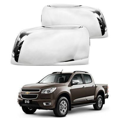 Kit Aplique Cromado Maçaneta Retrovisor Traseira Moldura Milha S10 2012 à 2016