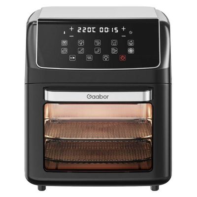 Fritadeira Elétrica Air Fryer Oven Gaabor 12 Litros 1800W Preto 110V