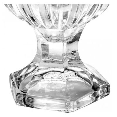 Vaso Cristal Renaissance Lyor 15x24cm Centro de Mesa Arranjo Flores