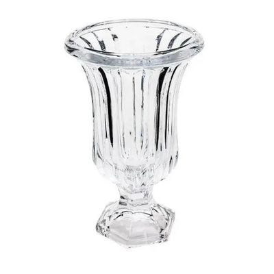 Vaso Cristal Renaissance Lyor 15x24cm Centro de Mesa Arranjo Flores