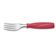 Kit 6 Garfo de Mesa Aço Inox Vermelho Brinox