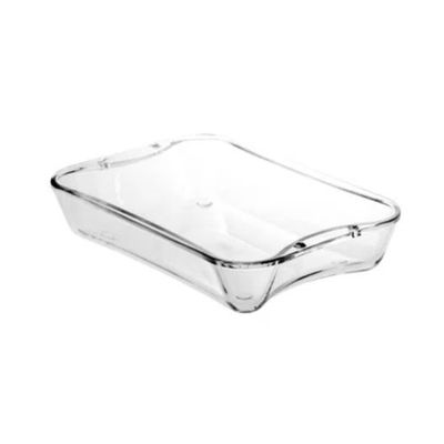 Travessa de Vidro Temperado 29cm 1.7 Litros Direto Ao Forno Assadeira