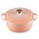 PANELA REDONDA LE CREUSET 20CM SIGNATURE FERRO ESMALTADO PESSEGO PECHE 21177204234450