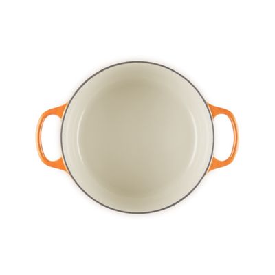 PANELA LE CREUSET REDONDA SIGNATURE FERRO FUNDIDO 18CM FLAMME DORÉE 21177181834479