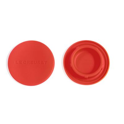 JOGO LE CREUSET SET 2 TAMPAS DE SILICONE P/ MOEDORES - Vermelho 9301080006