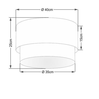 Plafon Para Banheiro Cilíndrico Sb-3045 Cúpula Cor Verde Limão Branco