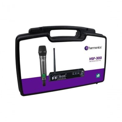 Microfone Sem Fio Harmonics Hsf-300 Simples