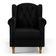 Poltrona Decorativa Para Sala de Estar Yara P02 Linho Chumbo - Lyam Decor