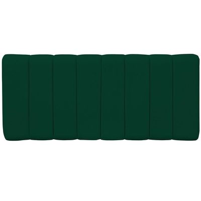 Cabeceira Cama Box Painel Casal Queen 160 cm Dubai W01 Suede Verde Musgo - Lyam Decor