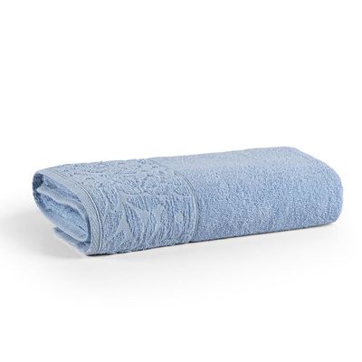 Toalha de Banho Dunae 1,50m x 75cm 01 Peça 100% Algodão 450g/m² - Azul Oceano