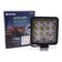 Farol Auxiliar de Led Quadrado 12v/24v 6000k 48W 16 Leds