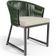 Kit 08 Cadeiras Decorativas Para Área Gourmet Cozinha Corda Náutica Bethari D04 Verde - Lyam Decor