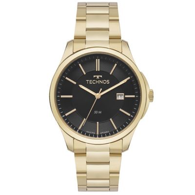 Relógio Technos Masculino Ref: 2115twr/1d Classic Dourado