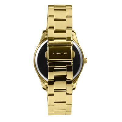Relógio Lince Feminino Ref: Lrgj177l40 R2kx Casual Dourado