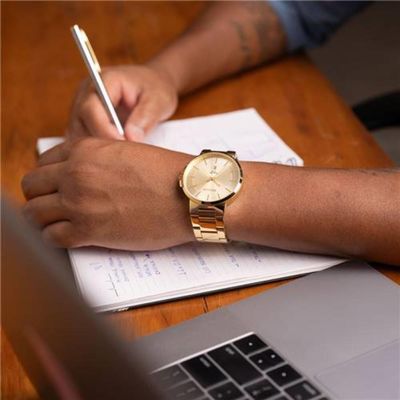 Relógio Seculus Masculino Ref: 23730gpsvda2 Casual Dourado