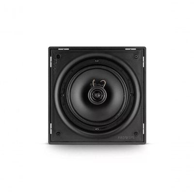 Arandela Frahm 6" 50w Quadrada Sem Borda Preta